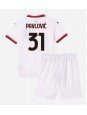 AC Milan Strahinja Pavlovic #31 Dječji Gostujuci Dres kompleti 2024-25 Kratak Rukavima (+ kratke hlače)